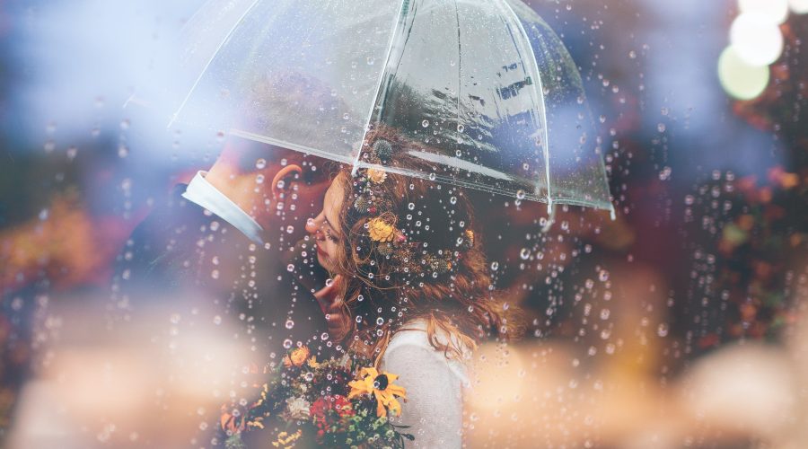 ¿Qué hacer si llueve en el día de tu boda?